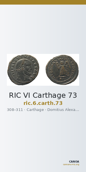 RIC VI Carthage 73 — CANOA