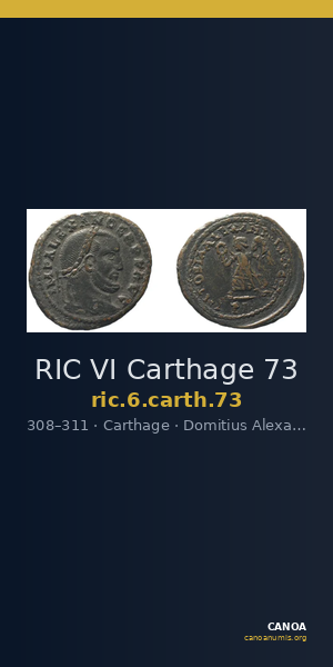 RIC VI Carthage 73 — CANOA
