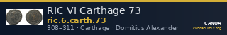 RIC VI Carthage 73 — CANOA