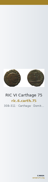 RIC VI Carthage 75 — CANOA