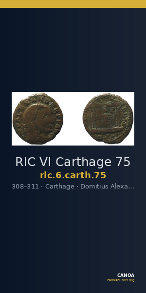 RIC VI Carthage 75 — CANOA