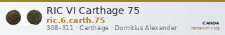 RIC VI Carthage 75 — CANOA