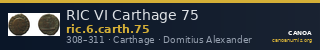 RIC VI Carthage 75 — CANOA