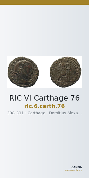 RIC VI Carthage 76 — CANOA