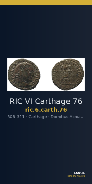 RIC VI Carthage 76 — CANOA