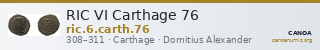 RIC VI Carthage 76 — CANOA