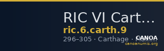 RIC VI Carthage 9 — CANOA