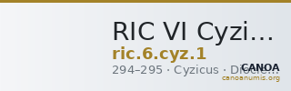 RIC VI Cyzicus 1 — CANOA