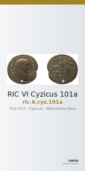 RIC VI Cyzicus 101a — CANOA