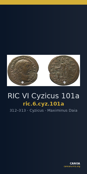 RIC VI Cyzicus 101a — CANOA