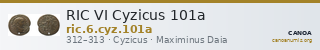 RIC VI Cyzicus 101a — CANOA