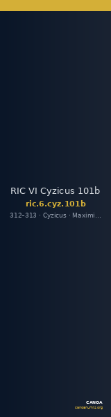 RIC VI Cyzicus 101b — CANOA