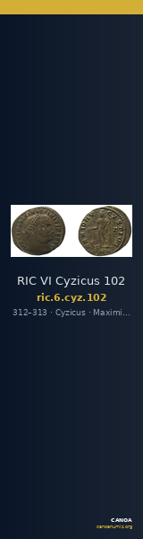 RIC VI Cyzicus 102 — CANOA