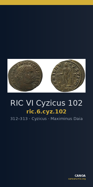 RIC VI Cyzicus 102 — CANOA