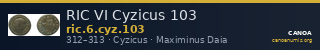 RIC VI Cyzicus 103 — CANOA