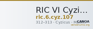 RIC VI Cyzicus 107 — CANOA