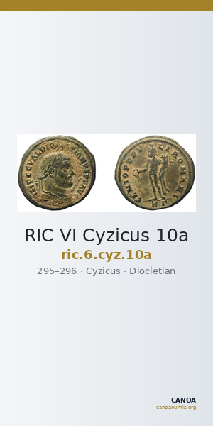 RIC VI Cyzicus 10a — CANOA