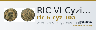RIC VI Cyzicus 10a — CANOA