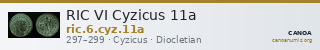 RIC VI Cyzicus 11a — CANOA