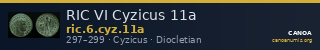 RIC VI Cyzicus 11a — CANOA