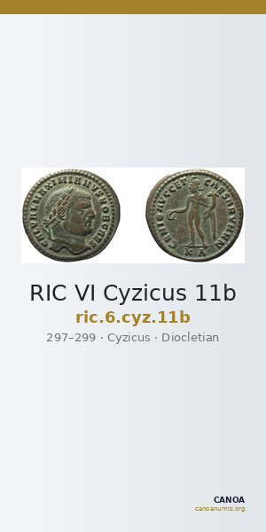 RIC VI Cyzicus 11b — CANOA