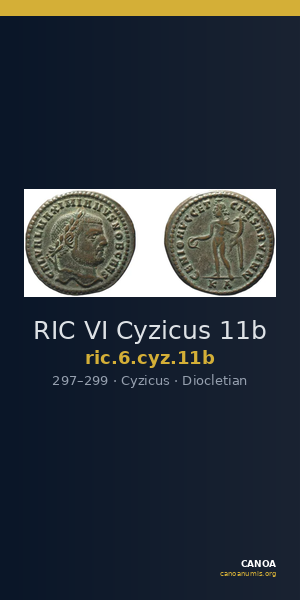 RIC VI Cyzicus 11b — CANOA