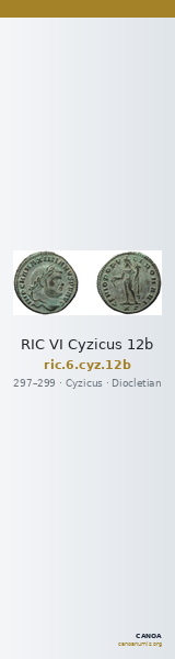 RIC VI Cyzicus 12b — CANOA