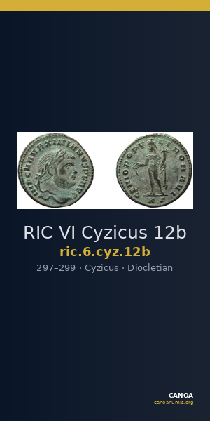 RIC VI Cyzicus 12b — CANOA