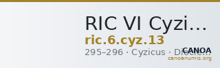 RIC VI Cyzicus 13 — CANOA