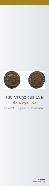 RIC VI Cyzicus 15a — CANOA