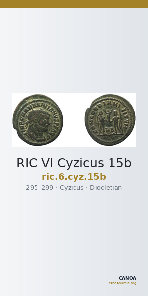RIC VI Cyzicus 15b — CANOA