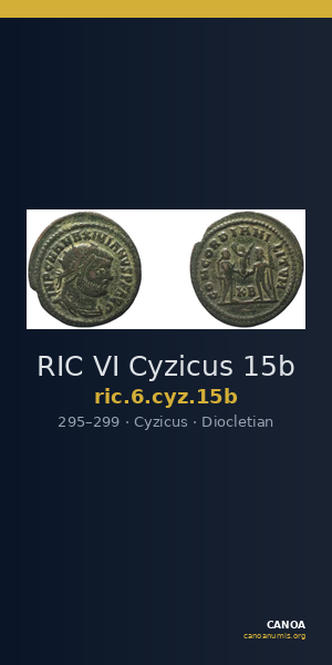 RIC VI Cyzicus 15b — CANOA