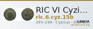 RIC VI Cyzicus 15b — CANOA