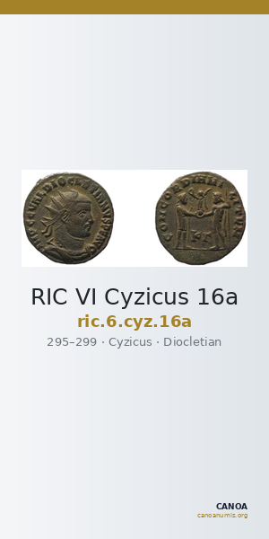 RIC VI Cyzicus 16a — CANOA