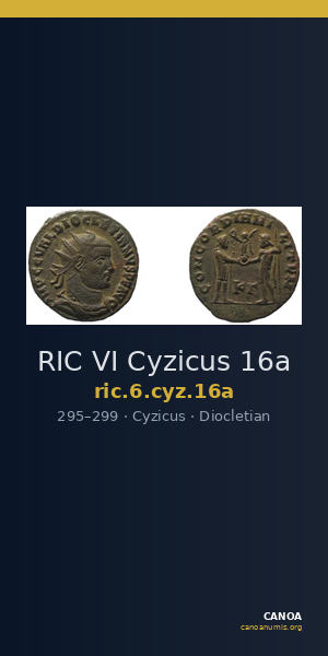 RIC VI Cyzicus 16a — CANOA