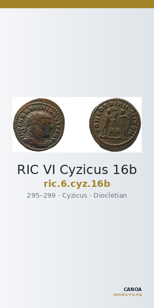 RIC VI Cyzicus 16b — CANOA