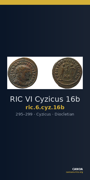 RIC VI Cyzicus 16b — CANOA