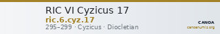 RIC VI Cyzicus 17 — CANOA