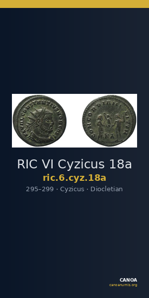 RIC VI Cyzicus 18a — CANOA