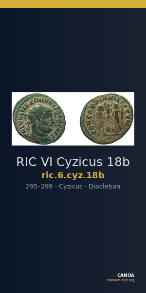 RIC VI Cyzicus 18b — CANOA