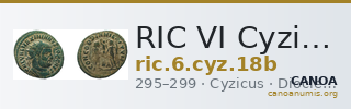 RIC VI Cyzicus 18b — CANOA