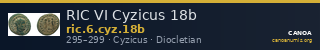 RIC VI Cyzicus 18b — CANOA