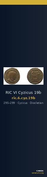RIC VI Cyzicus 19b — CANOA