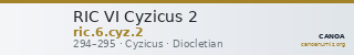RIC VI Cyzicus 2 — CANOA