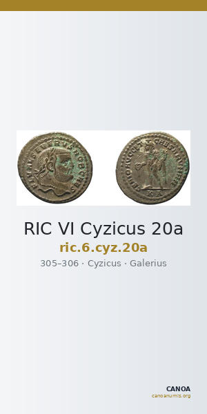 RIC VI Cyzicus 20a — CANOA