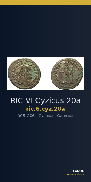RIC VI Cyzicus 20a — CANOA
