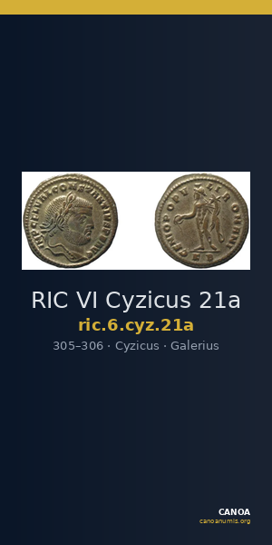 RIC VI Cyzicus 21a — CANOA