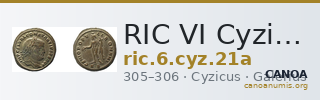 RIC VI Cyzicus 21a — CANOA