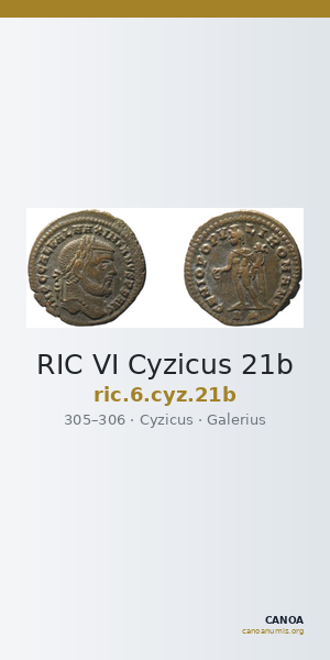 RIC VI Cyzicus 21b — CANOA