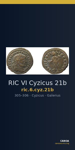 RIC VI Cyzicus 21b — CANOA